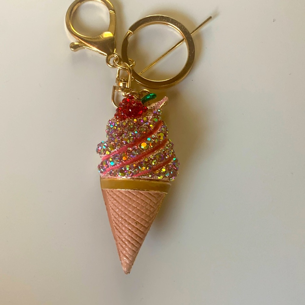 Ice cream keychain